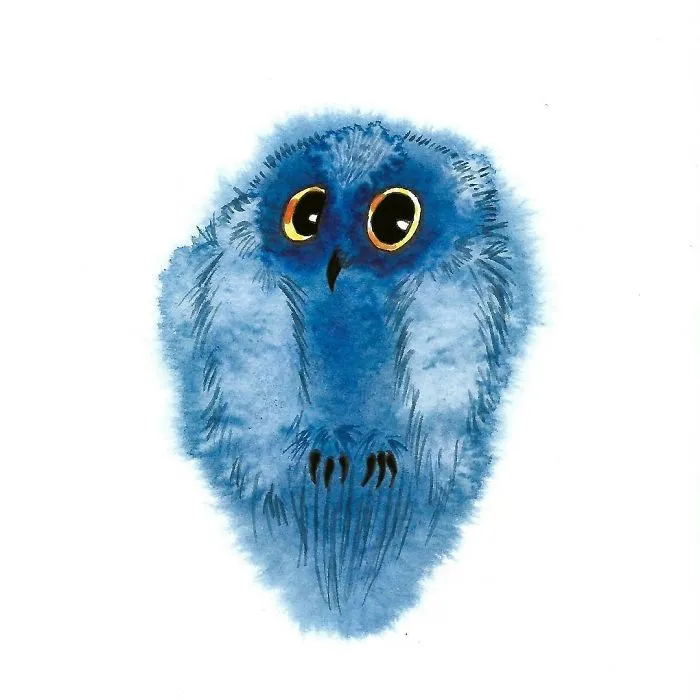 I Paint Tiny, Cute Owls On A Daily Basis And Can't Stop (17 Illos)