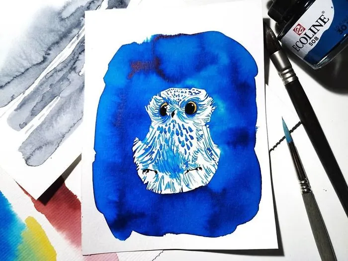 I Painted My First Owl 5 Years Ago, And Haven't Been Able To Stop Since (54 Pics)