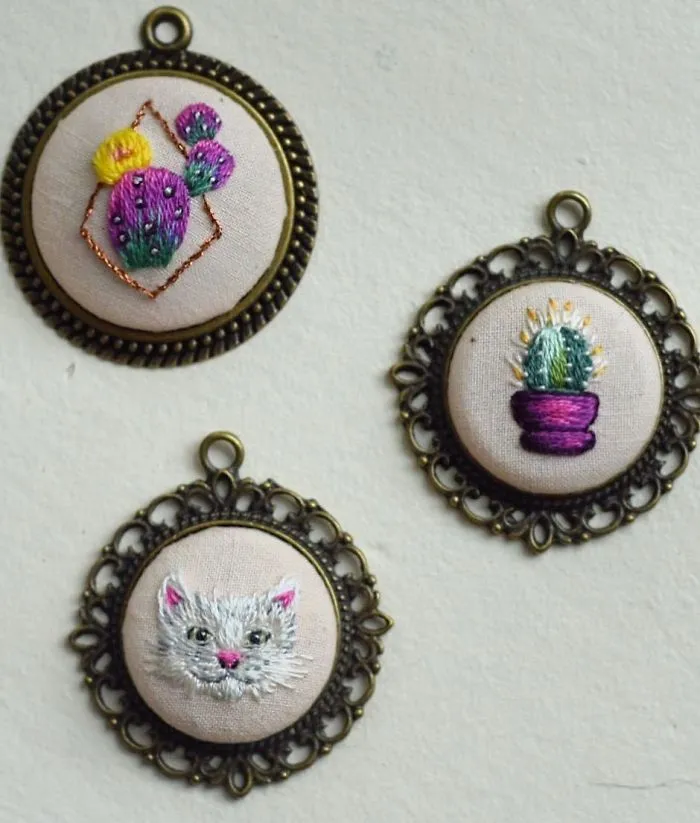 Comencé a hacer bordados hace año y medio y me encantó. Estos son mis 40 mejores diseños