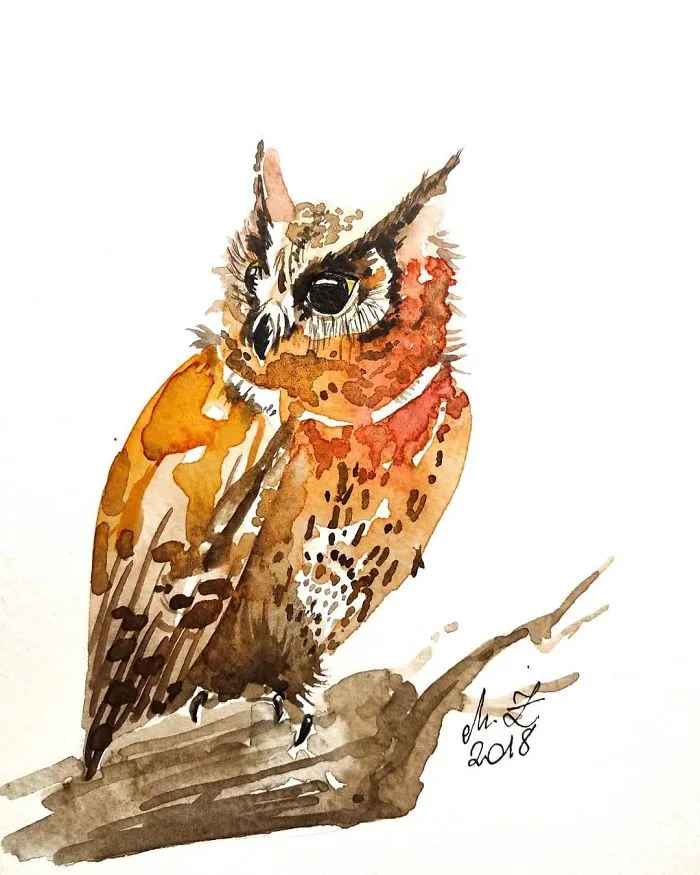 I Painted My First Owl 5 Years Ago, And Haven't Been Able To Stop Since (54 Pics)
