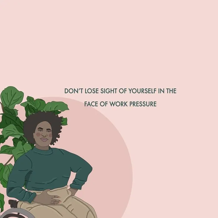 Don’t Sacrifice Too Much For Your Job, Don’t Lose Sight Of Yourself And Your Worth In The Face Of Pressure From Work. You Are Replaceable In Any Position, Remember That No Job Is Worth Damaging Your Physical, Mental Health, Valuable Relationships And Happiness. Capitalism Doesn’t Care For Us, It’s Just Not Worth It. .
.
.
#recipesforselflove #support #job #capitalism #bodypositive #work 
#selflove #selfcare #loveyourself  #smashthepatriarchy  #youareperfect #fuckthepatriarchy #effyourbeautystandards #feminism #lifestyle #instagood #feminsta #feminist #zine #illustration #digital #drawing #adobe #design #graphic #art #quotes #yourself