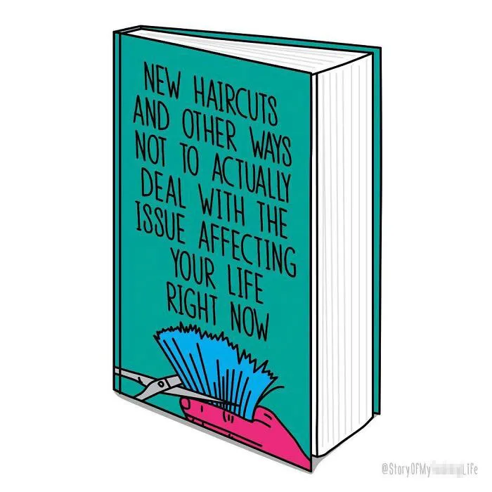 30 Divertidas y honestas portadas de libros que cuentan la "historia de mi vida"