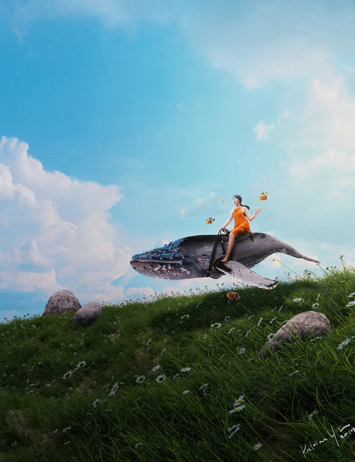 I Turn The Stories That Exist In My Head Into Reality Using Photoshop (35 Pics)