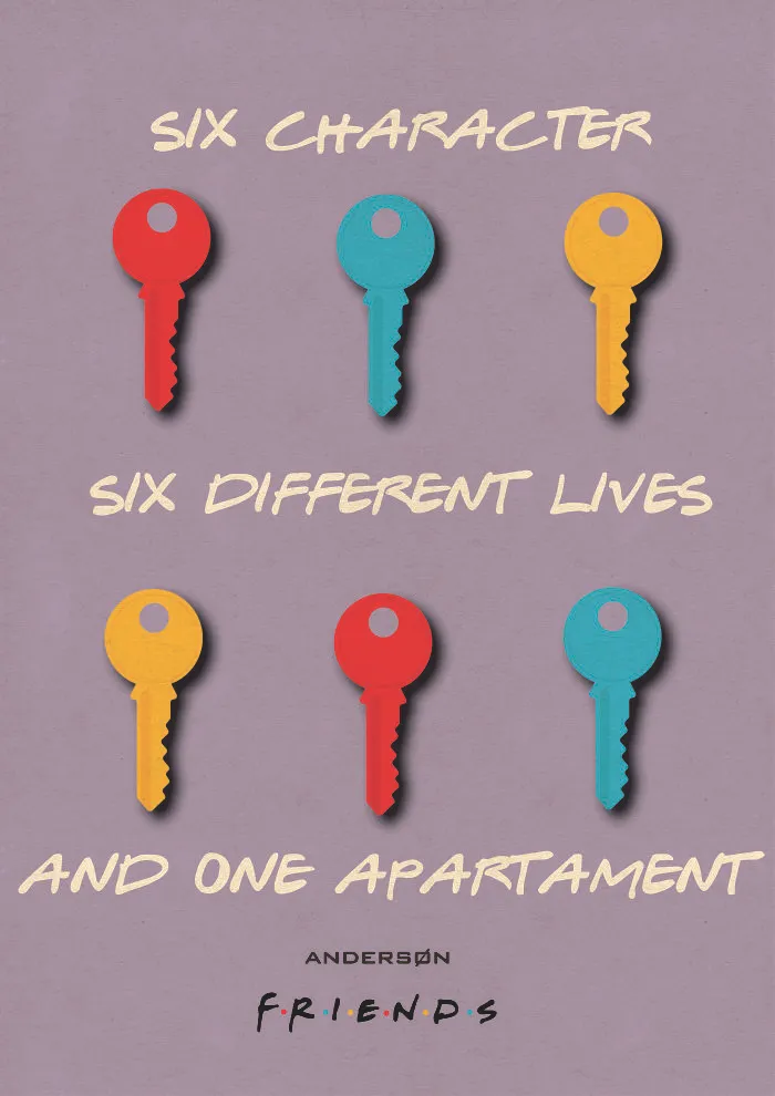 "Friends" TV Show Posters