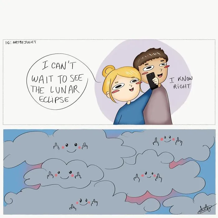 50 Comics By French Artist Filled With Light-Hearted Humor And Daily Realities