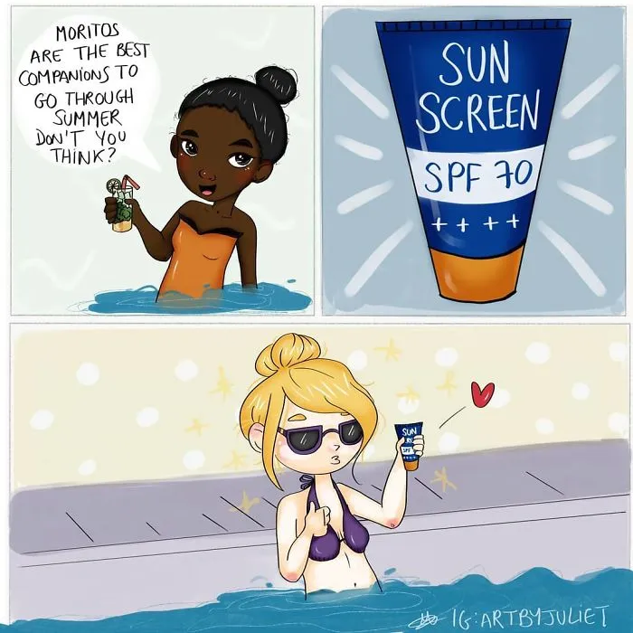 50 Comics By French Artist Filled With Light-Hearted Humor And Daily Realities