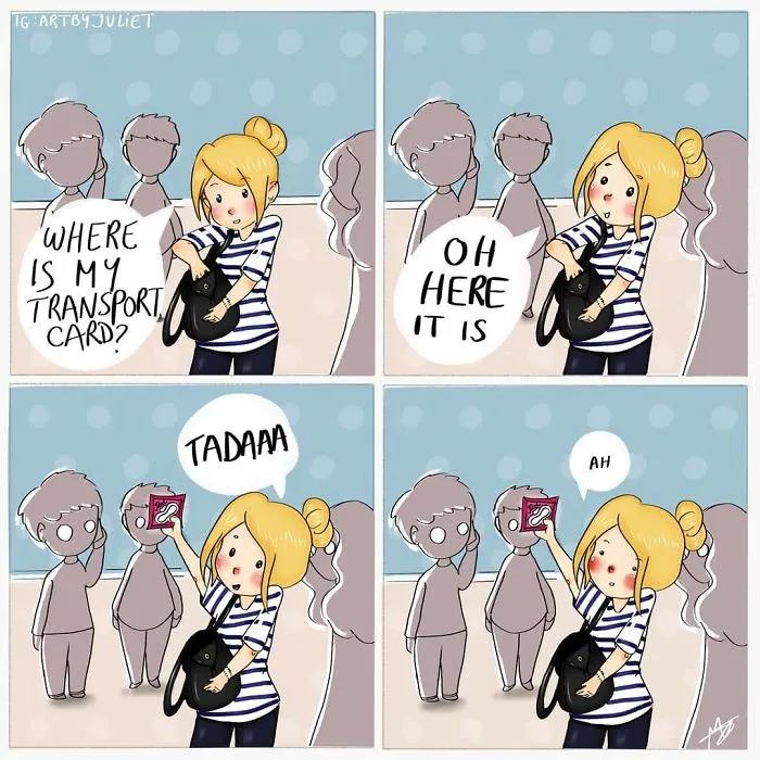 50 Comics By French Artist Filled With Light-Hearted Humor And Daily Realities