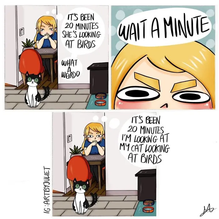 50 Comics By French Artist Filled With Light-Hearted Humor And Daily Realities