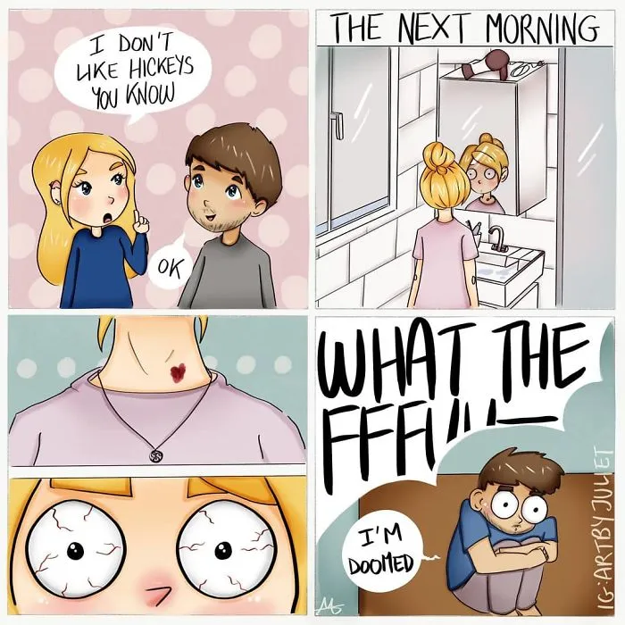 50 Comics By French Artist Filled With Light-Hearted Humor And Daily Realities