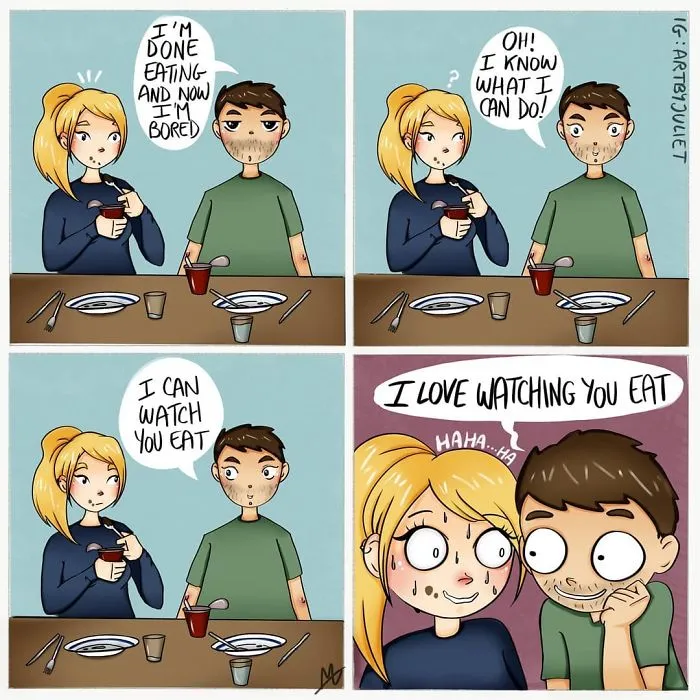 50 Comics By French Artist Filled With Light-Hearted Humor And Daily Realities