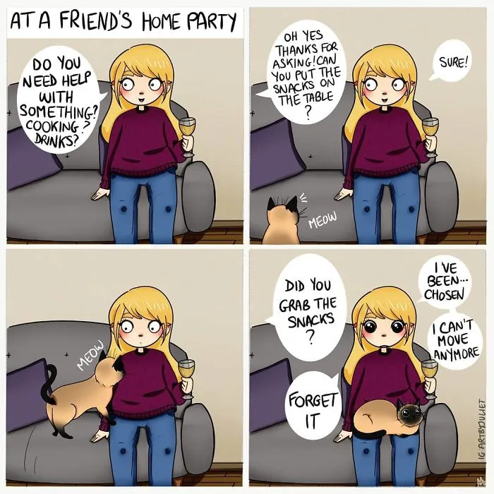 50 Comics By French Artist Filled With Light-Hearted Humor And Daily Realities