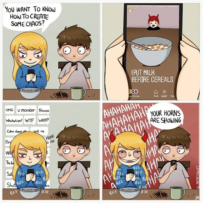 50 Comics By French Artist Filled With Light-Hearted Humor And Daily Realities