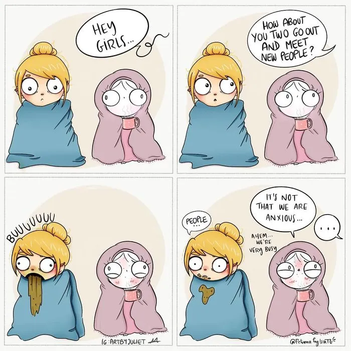 50 Comics By French Artist Filled With Light-Hearted Humor And Daily Realities