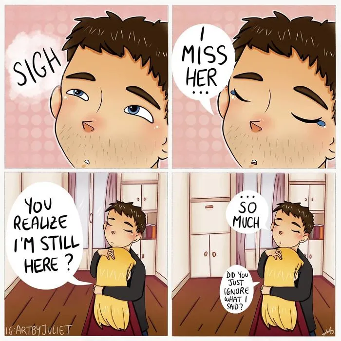 50 Comics By French Artist Filled With Light-Hearted Humor And Daily Realities