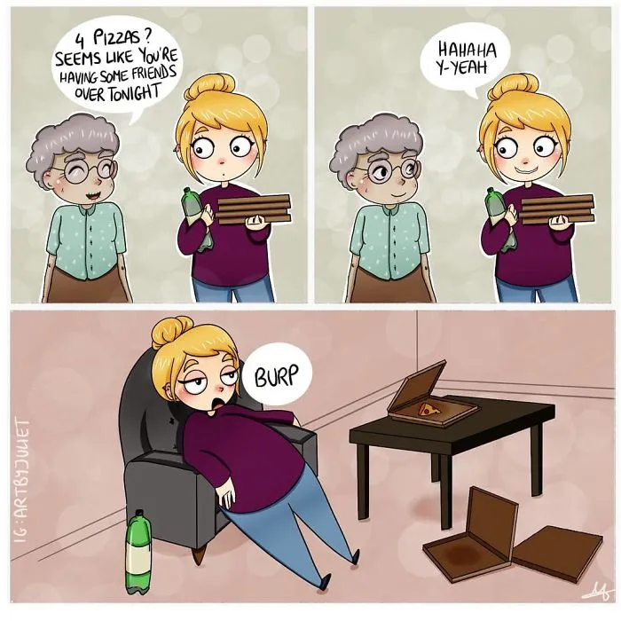 50 Comics By French Artist Filled With Light-Hearted Humor And Daily Realities