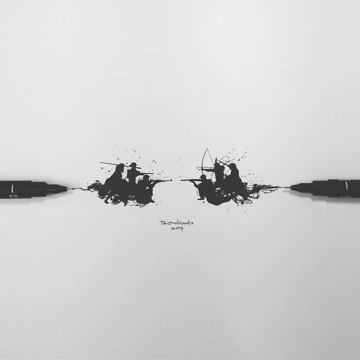 My 30 Surreal Illustrations That Have A Hidden Meaning If You Look Closely