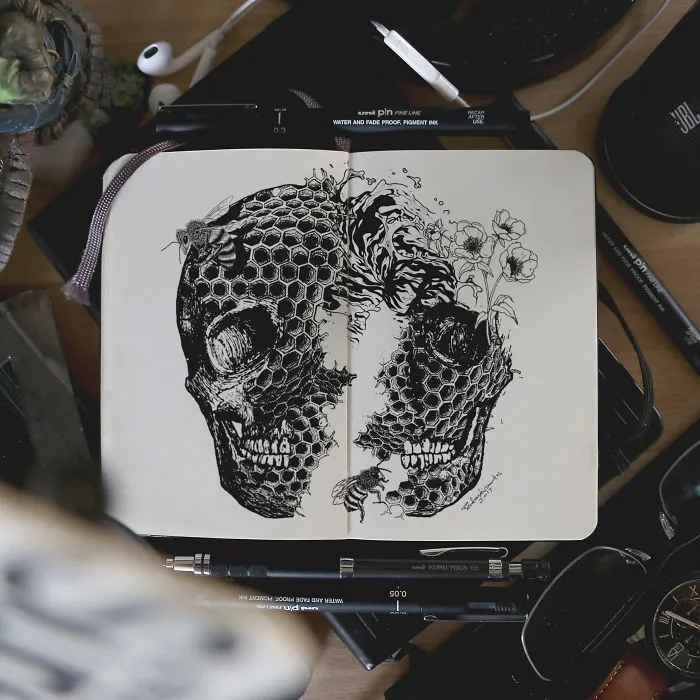 My 30 Surreal Illustrations That Have A Hidden Meaning If You Look Closely