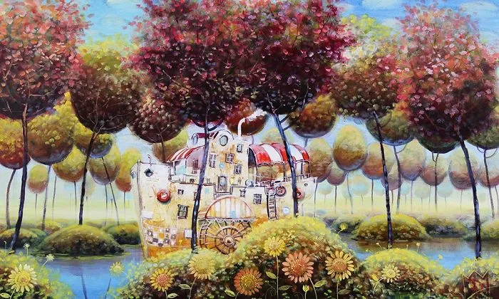 My 21 Oil Paintings Of Fantasy Ships