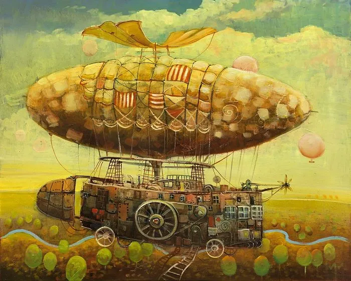My 21 Oil Paintings Of Fantasy Ships