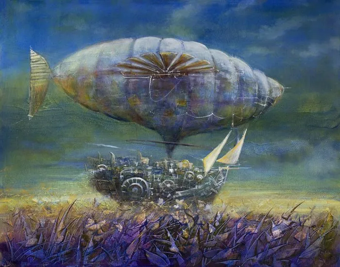 My 21 Oil Paintings Of Fantasy Ships