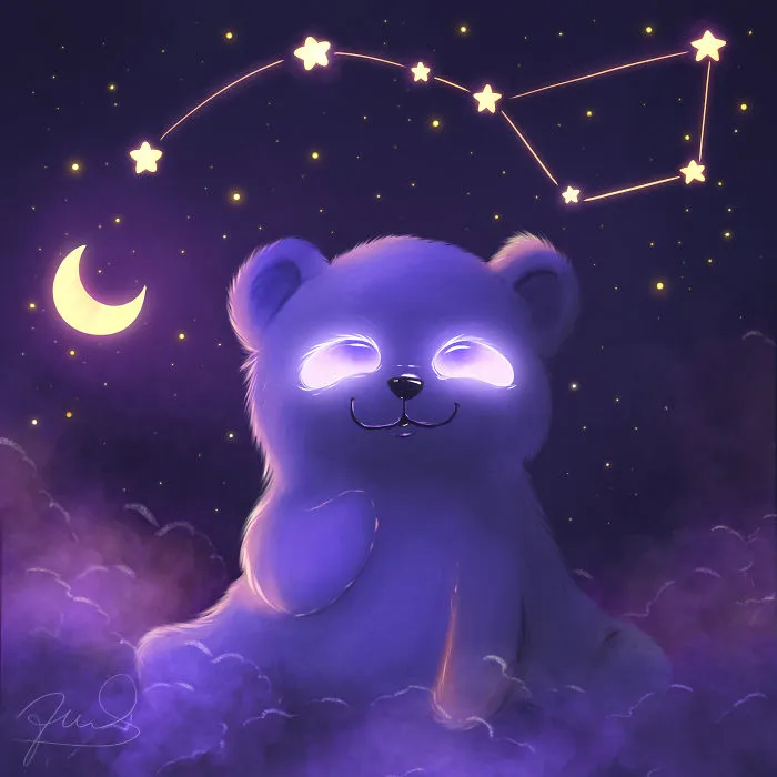 My 30 Illustrations Of Adorable Glowing Monsters From Space