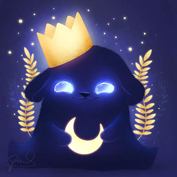 My 30 Illustrations Of Adorable Glowing Monsters From Space