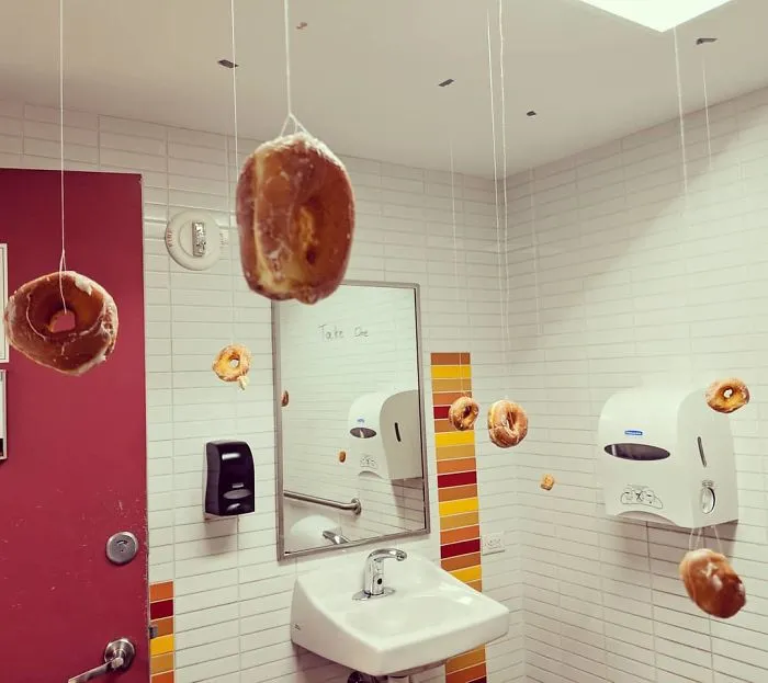 Bathroom Donuts