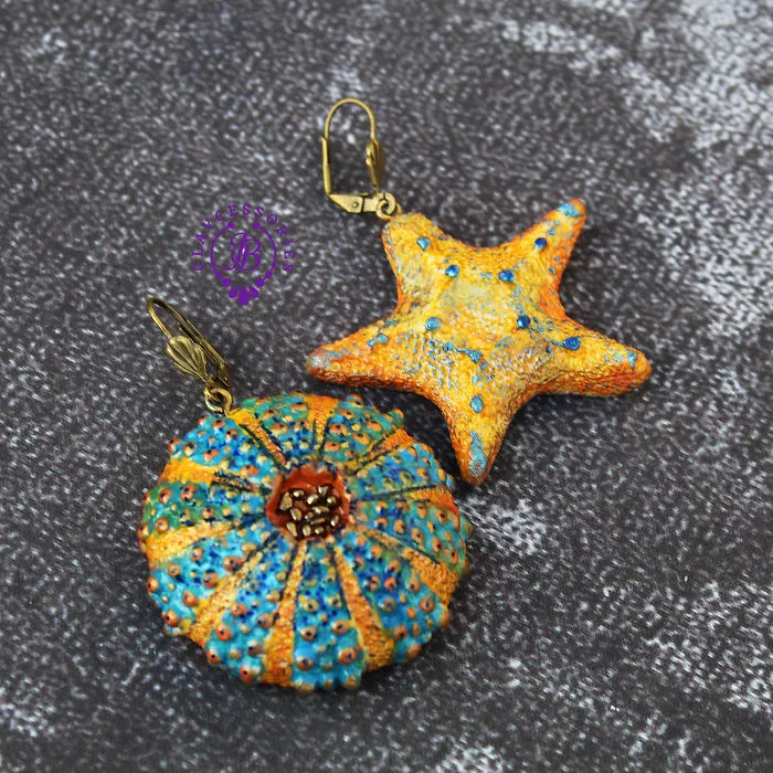 Colorful Seashells From Polymer Clay