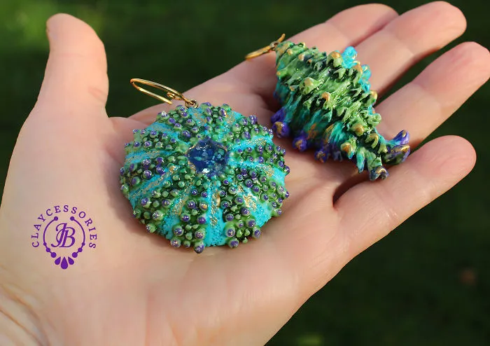 Colorful Seashells From Polymer Clay