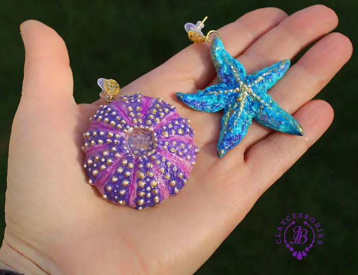 Colorful Seashells From Polymer Clay