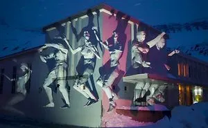 Projection Mapping From Iceland