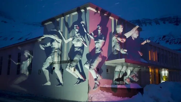 Projection Mapping From Iceland