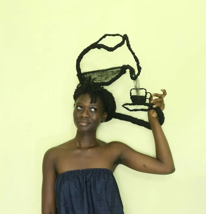 Artist Turns Her Hair Into Incredible Sculptures (New Pics)