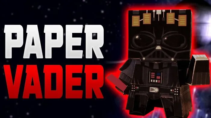 How To Make Cute Paper Vader!