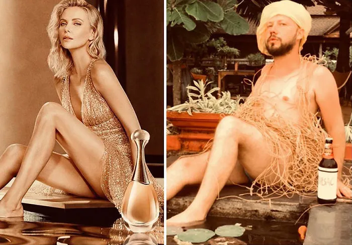 Russian Blogger Makes Parodies Out Of Celebrity Photos, And More Than 20,000 Followers On Instagram Approve