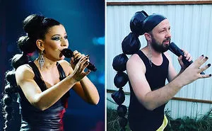Russian Blogger Makes Parodies Out Of Celebrity Photos, And More Than 20,000 Followers On Instagram Approve