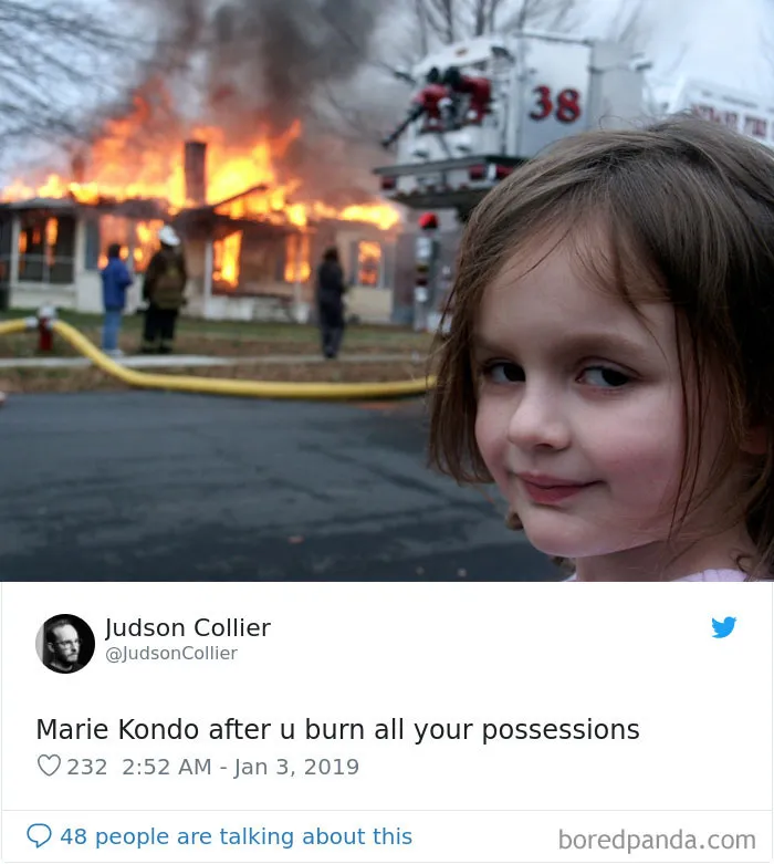 50 Hilarious Reactions To Marie Kondo That Will Bring You Joy
