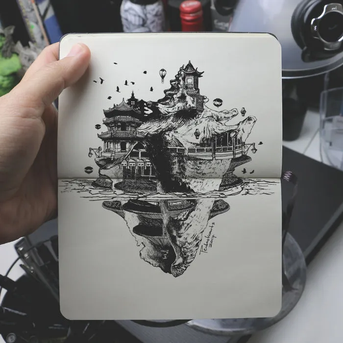 My 30 Surreal Illustrations That Have A Hidden Meaning If You Look Closely