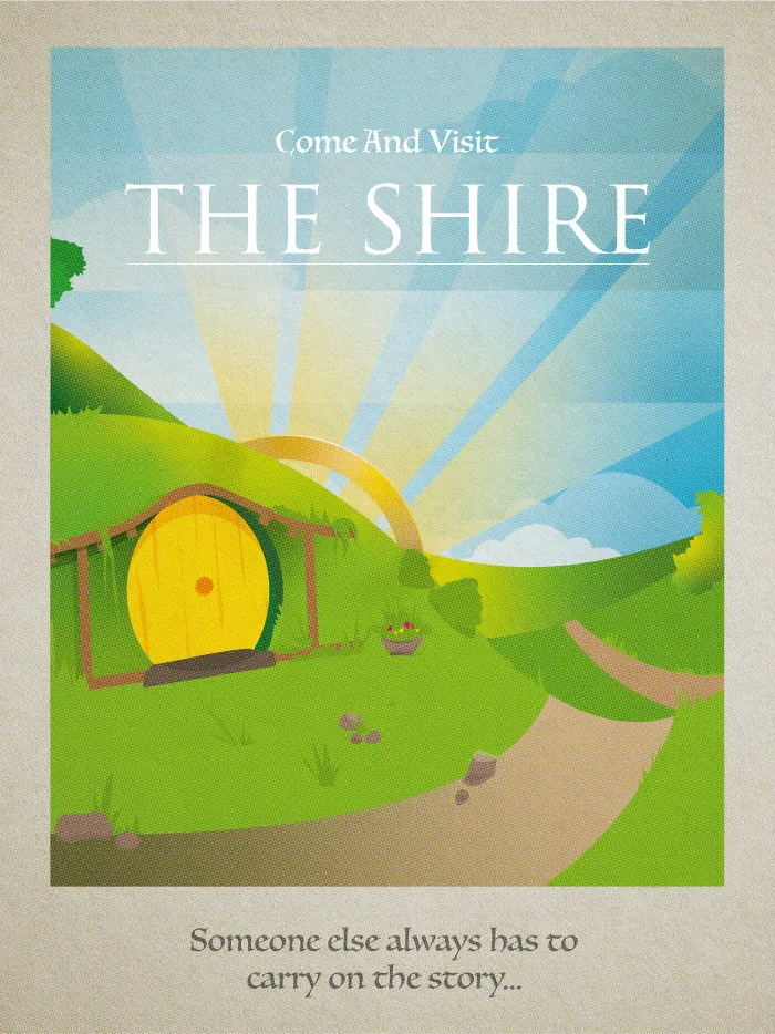 5 Posters For Must-See Fictional Travel Destinations