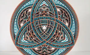 Therapeutic Laser Cut Art. I Spent Over 100s Of Hours Making These Sculptures. (14 Pics)