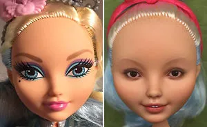 Ukrainian Artist Continues To Remove Makeup From Dolls To Repaint Them In A Very Realistic Way (New Pics)