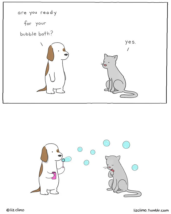 Simpsons Animator Illustrates Awkward Everyday Lives Of Lovable Animals, Amasses 849k Instagram Followers