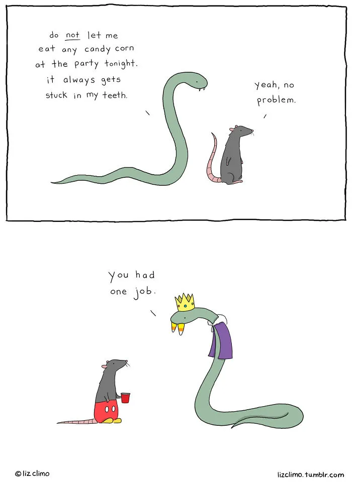 Simpsons Animator Illustrates Awkward Everyday Lives Of Lovable Animals, Amasses 849k Instagram Followers