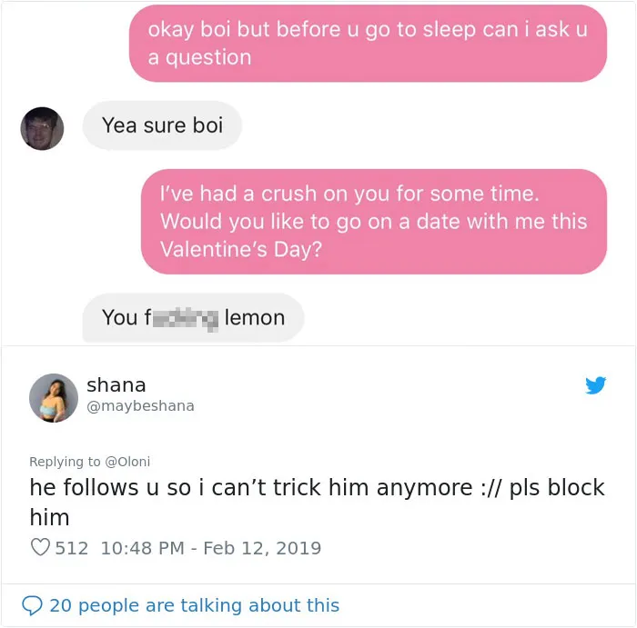 30 Women Ask Their Crushes Out On A Valentine's Day Date And Post Their Reactions On Twitter