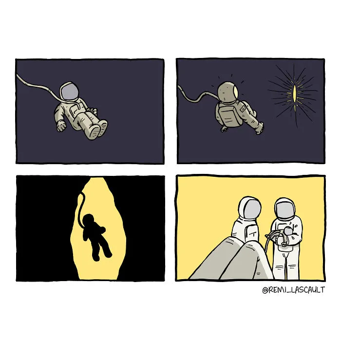 Dibujo cómics estúpidos para la gente con un sentido del humor oscuro (18 imágenes)