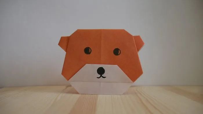 Origami. How To Make A Bear Out Of Paper (Video Lesson)
