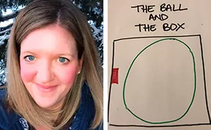 Woman Shares The "Ball In The Box" Analogy Her Doctor Taught Her To Help Deal With Grief