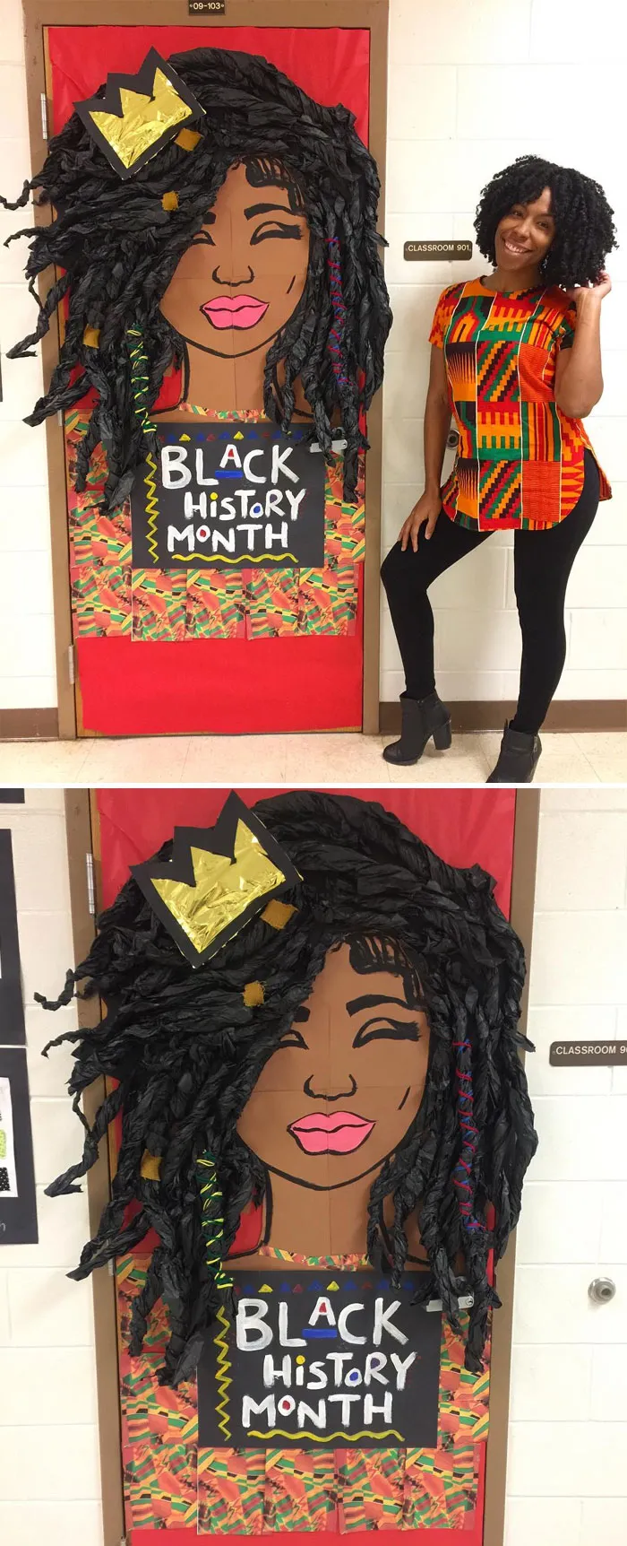 25 Awesome Teachers That Decorated Their Classroom Doors For Black History Month