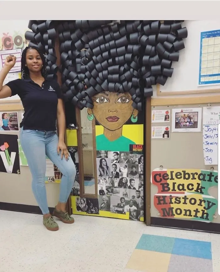 25 Awesome Teachers That Decorated Their Classroom Doors For Black History Month
