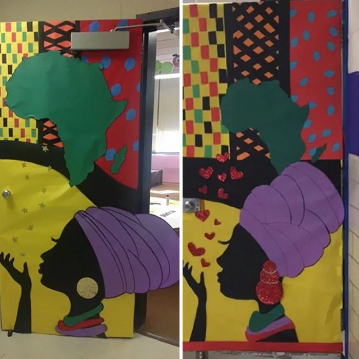 25 Awesome Teachers That Decorated Their Classroom Doors For Black History Month